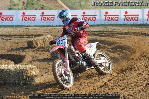 2009-10-03 Franciacorta - Motocross delle Nazioni 0182 Free practice MX1 - Andreas Hultman - Honda 450 SWE